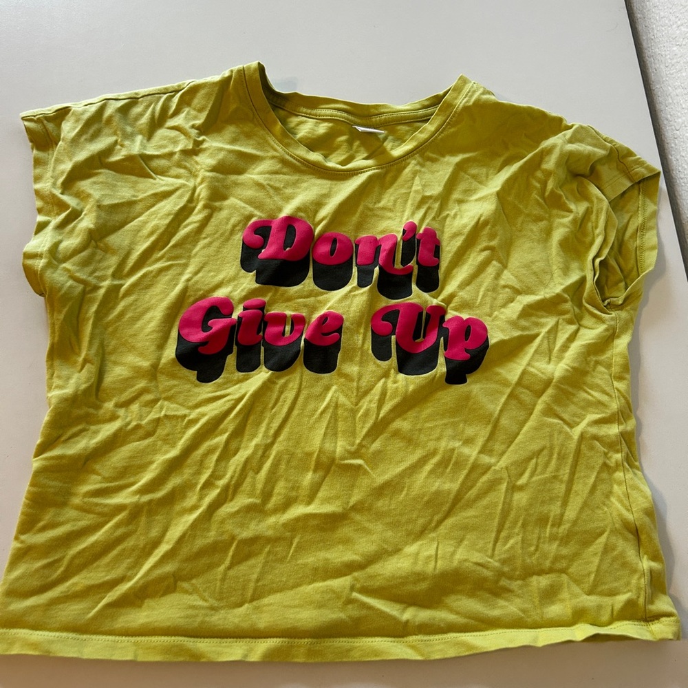 Old Navy Don’t Give Up Crop Top